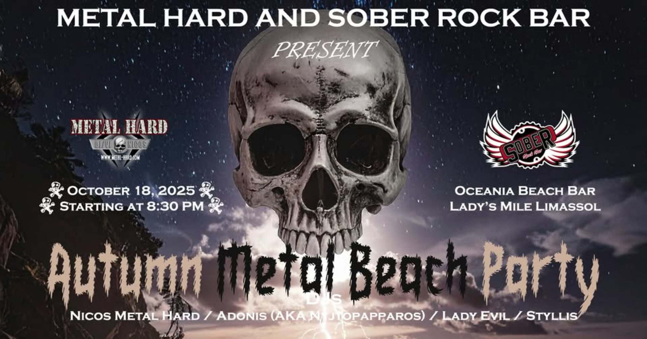 Autumn Metal Beach Party