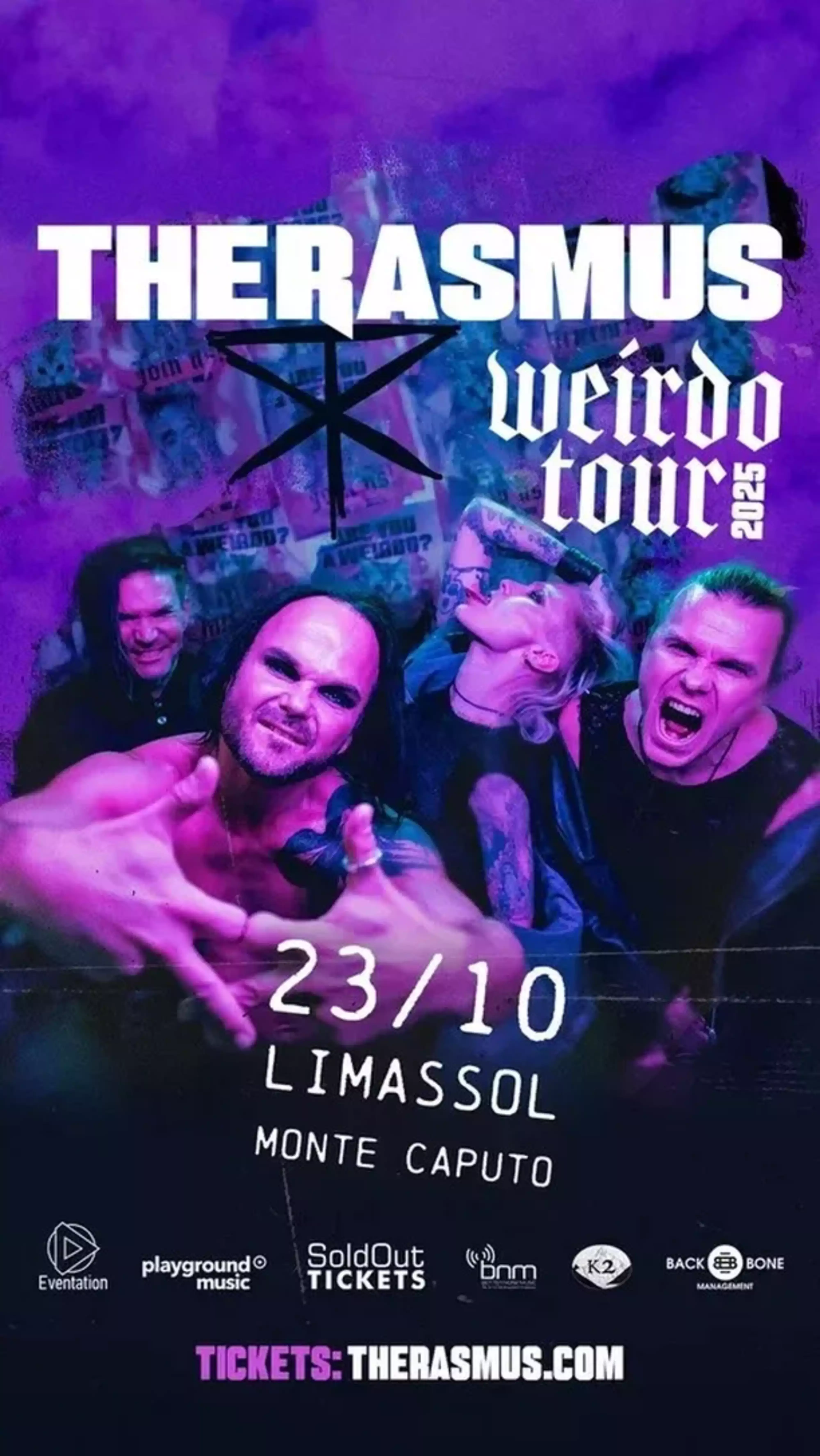 The Rasmus Weirdo Tour 2025